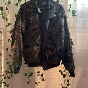 lightly used men’s hunting jacket.